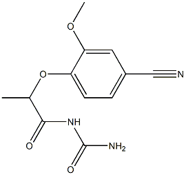  [2-(4-cyano-2-methoxyphenoxy)propanoyl]urea