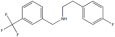 [2-(4-fluorophenyl)ethyl]({[3-(trifluoromethyl)phenyl]methyl})amine