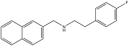 [2-(4-fluorophenyl)ethyl](naphthalen-2-ylmethyl)amine 结构式