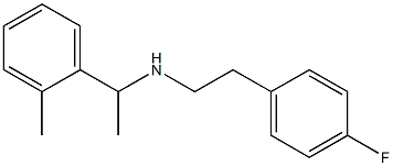 [2-(4-fluorophenyl)ethyl][1-(2-methylphenyl)ethyl]amine Struktur