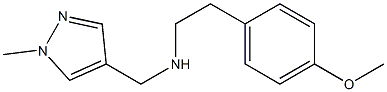 [2-(4-methoxyphenyl)ethyl][(1-methyl-1H-pyrazol-4-yl)methyl]amine