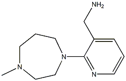 [2-(4-methyl-1,4-diazepan-1-yl)pyridin-3-yl]methanamine Structure