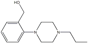 [2-(4-propylpiperazin-1-yl)phenyl]methanol Structure