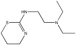 [2-(5,6-dihydro-4H-1,3-thiazin-2-ylamino)ethyl]diethylamine 化学構造式