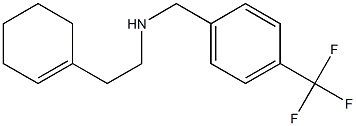 [2-(cyclohex-1-en-1-yl)ethyl]({[4-(trifluoromethyl)phenyl]methyl})amine|