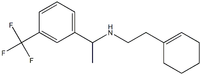  [2-(cyclohex-1-en-1-yl)ethyl]({1-[3-(trifluoromethyl)phenyl]ethyl})amine