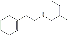 [2-(cyclohex-1-en-1-yl)ethyl](2-methylbutyl)amine 结构式