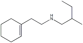 [2-(cyclohex-1-en-1-yl)ethyl](2-methylbutyl)amine,,结构式