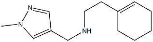 [2-(cyclohex-1-en-1-yl)ethyl][(1-methyl-1H-pyrazol-4-yl)methyl]amine Struktur