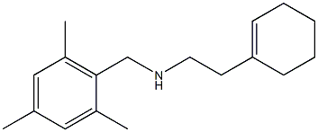 [2-(cyclohex-1-en-1-yl)ethyl][(2,4,6-trimethylphenyl)methyl]amine Structure