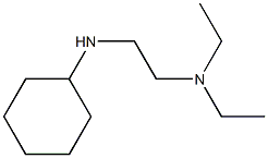 [2-(cyclohexylamino)ethyl]diethylamine,,结构式