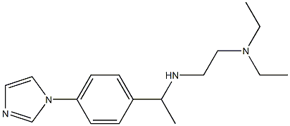 [2-(diethylamino)ethyl]({1-[4-(1H-imidazol-1-yl)phenyl]ethyl})amine Struktur