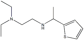 [2-(diethylamino)ethyl][1-(thiophen-2-yl)ethyl]amine 化学構造式