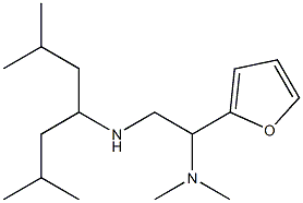 [2-(dimethylamino)-2-(furan-2-yl)ethyl](2,6-dimethylheptan-4-yl)amine Structure