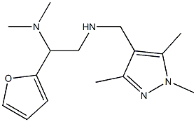 [2-(dimethylamino)-2-(furan-2-yl)ethyl][(1,3,5-trimethyl-1H-pyrazol-4-yl)methyl]amine|
