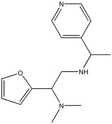 [2-(dimethylamino)-2-(furan-2-yl)ethyl][1-(pyridin-4-yl)ethyl]amine