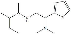 [2-(dimethylamino)-2-(thiophen-2-yl)ethyl](3-methylpentan-2-yl)amine Structure
