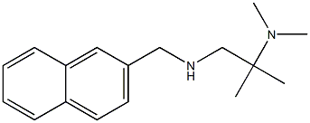[2-(dimethylamino)-2-methylpropyl](naphthalen-2-ylmethyl)amine,,结构式