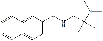 [2-(dimethylamino)-2-methylpropyl](naphthalen-2-ylmethyl)amine 化学構造式