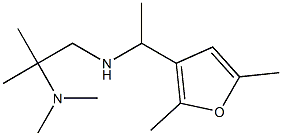 [2-(dimethylamino)-2-methylpropyl][1-(2,5-dimethylfuran-3-yl)ethyl]amine Struktur