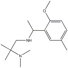 [2-(dimethylamino)-2-methylpropyl][1-(2-methoxy-5-methylphenyl)ethyl]amine