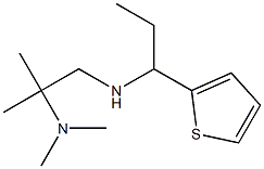 [2-(dimethylamino)-2-methylpropyl][1-(thiophen-2-yl)propyl]amine,,结构式