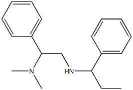 [2-(dimethylamino)-2-phenylethyl](1-phenylpropyl)amine Structure