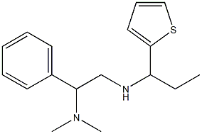 [2-(dimethylamino)-2-phenylethyl][1-(thiophen-2-yl)propyl]amine Struktur