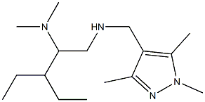  [2-(dimethylamino)-3-ethylpentyl][(1,3,5-trimethyl-1H-pyrazol-4-yl)methyl]amine