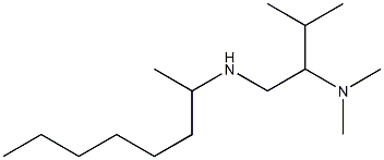 [2-(dimethylamino)-3-methylbutyl](octan-2-yl)amine 结构式