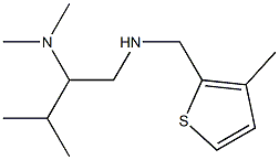 [2-(dimethylamino)-3-methylbutyl][(3-methylthiophen-2-yl)methyl]amine Struktur