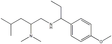 [2-(dimethylamino)-4-methylpentyl][1-(4-methoxyphenyl)propyl]amine