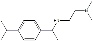 [2-(dimethylamino)ethyl]({1-[4-(propan-2-yl)phenyl]ethyl})amine 化学構造式