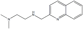 [2-(dimethylamino)ethyl](quinolin-2-ylmethyl)amine Structure