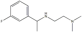 [2-(dimethylamino)ethyl][1-(3-fluorophenyl)ethyl]amine 化学構造式