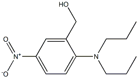 [2-(dipropylamino)-5-nitrophenyl]methanol 化学構造式