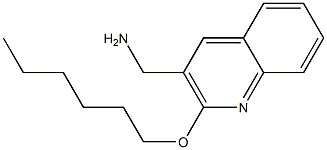 [2-(hexyloxy)quinolin-3-yl]methanamine|