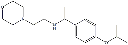 [2-(morpholin-4-yl)ethyl]({1-[4-(propan-2-yloxy)phenyl]ethyl})amine Structure