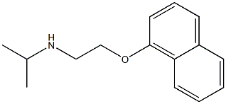 [2-(naphthalen-1-yloxy)ethyl](propan-2-yl)amine Structure