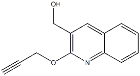 [2-(prop-2-yn-1-yloxy)quinolin-3-yl]methanol Structure