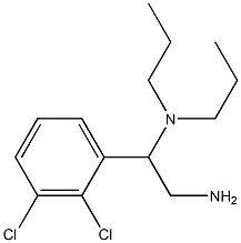 [2-amino-1-(2,3-dichlorophenyl)ethyl]dipropylamine,,结构式