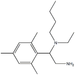 [2-amino-1-(2,4,6-trimethylphenyl)ethyl](butyl)ethylamine Structure