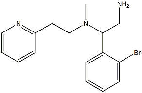 [2-amino-1-(2-bromophenyl)ethyl](methyl)[2-(pyridin-2-yl)ethyl]amine