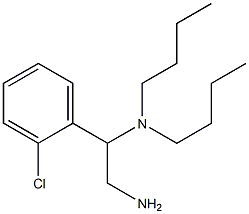 [2-amino-1-(2-chlorophenyl)ethyl]dibutylamine 结构式