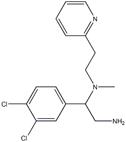 [2-amino-1-(3,4-dichlorophenyl)ethyl](methyl)[2-(pyridin-2-yl)ethyl]amine