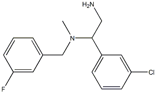 [2-amino-1-(3-chlorophenyl)ethyl][(3-fluorophenyl)methyl]methylamine