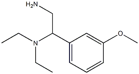 [2-amino-1-(3-methoxyphenyl)ethyl]diethylamine Structure