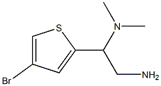 [2-amino-1-(4-bromothiophen-2-yl)ethyl]dimethylamine 化学構造式