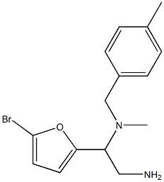 [2-amino-1-(5-bromofuran-2-yl)ethyl](methyl)[(4-methylphenyl)methyl]amine