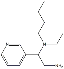 [2-amino-1-(pyridin-3-yl)ethyl](butyl)ethylamine Structure